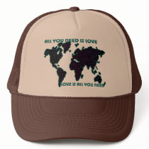 Beatles World All You Need Is Love Trucker Hats