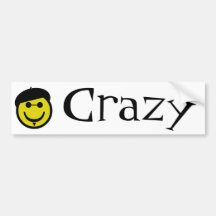 Beatnik Smiley Bumper Stickers