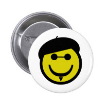 Beatnik Smiley Pins