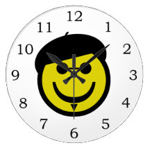 Beatnik Smiley Round Wallclock