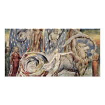 Beatrice Speaks Of Her Car To Dante By Blake Photo Greeting Card