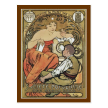 Beau-Arts de DES de Mucha - de Societe Populaire Cartes Postales