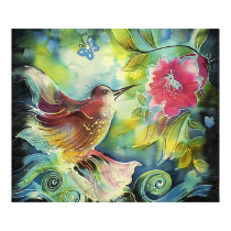 Beau colibri affiches