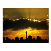 Beau coucher du soleil : Coucher du soleil de Calg Carte Postale