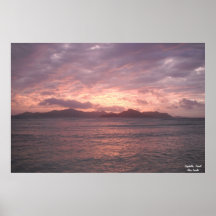 Beau coucher du soleil posters