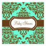 Beau Dovey chocolat de menthe de baby shower de da Faire-part Personnalisé