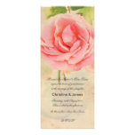 Beau faire-part de mariage vintage de rose de rose invitations