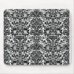 Beau Fleur De Lis Black Mousepad