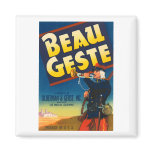 Beau Geste Vintage Crate Label Fridge Magnets