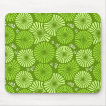 Beau mousepad vert abstrait tapis de souris
