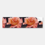 Beau rose de thé hybride adhésif pour voiture