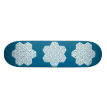 Beau Snored-The Six Pointed Skateboard-BLUE