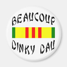 Beaucoup Dinky Dau Vietnam Fridge Magnet