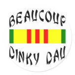 Beaucoup Dinky Dau Vietnam Sticker