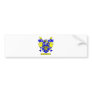 BEAUMONT Family Crest Bumper Sticker