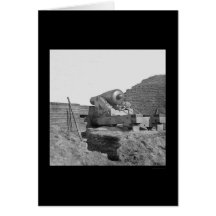 Beauregard Gun at Fort Pulaski, GA 1862 Card