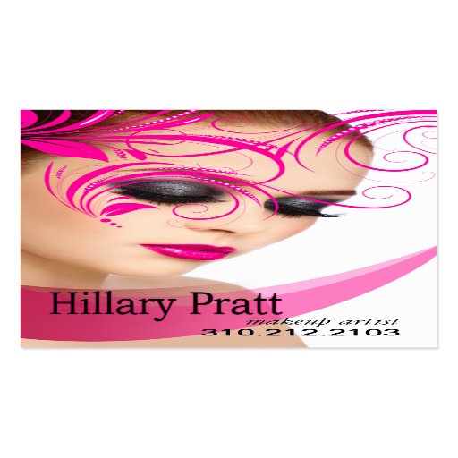 "Beaute Beauty" - Makeup Artist, Beauty Salon Business Cards