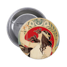 Beauté d'une chevelure foncée avec le fruit badges