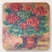 Beauté réglée de rouge d'Ann Hayes de caboteur de  Dessous-de-verre