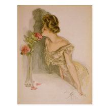 Beautés américaines par Harrison Fisher Cartes Postales