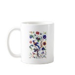 Beautful Jacobean Bird of Paradise Embroidery Mugs