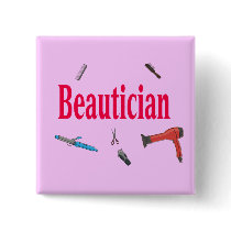 Beautician Business Button