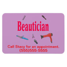 Beautician Business Promotional Premium Magnet