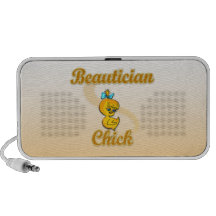 Beautician Chick Notebook Speakers