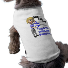 Beautician Dog Tshirt