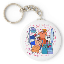 Beautician Keychain