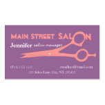 Beautician Magic Pink Scissors Business Card