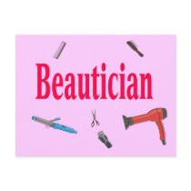 Beautician Postcard