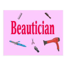 Beautician Postcard