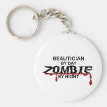 Beautician Zombie Key Chains