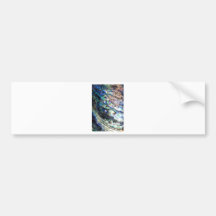 Beautiful abalone shell bumper stickers