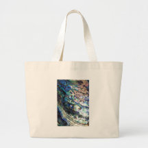 Beautiful abalone shell canvas bag