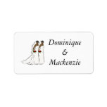 Beautiful African Brides Address Label
