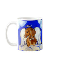 "Beautiful Angel Dachshund Mugs"