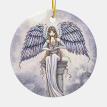 Beautiful Angel Fantasy Art Christmas Ornament