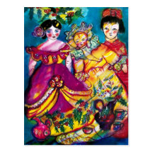 BEAUTIFUL ANTIQUE DOLLS POST CARDS