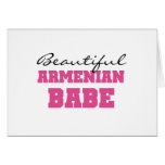Beautiful Armenian Babe Greeting Card