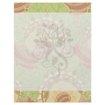 beautiful art nouveau swirly leaves pattern art flyers