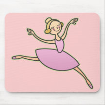 Beautiful Ballerina Mouse Pads