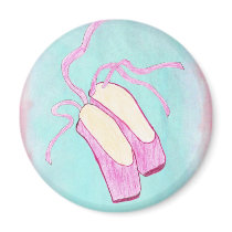 Beautiful Ballet Shoes Magnet