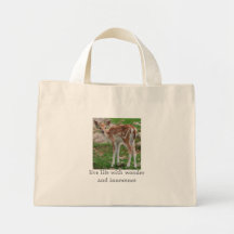 Beautiful Bambi Tote Bags