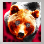 Beautiful *Bear* Wild Spirit Poster Print