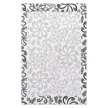 Beautiful black and white Stationery