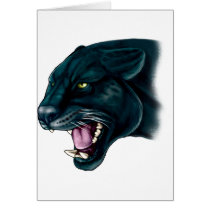Beautiful Black Panther Greeting Card