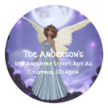 Beautiful Blue Angel Address Labels/Stickers