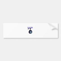 Beautiful Blue Eyes Bumper Sticker